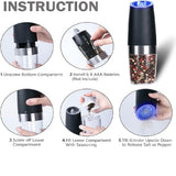Electric Salt & Pepper Grinder Set of 2