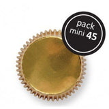 Cupcake Liners GOLD METALLIC 45 Mini - PME