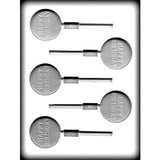 2.25" Happy Birthday Hard Candy Mold