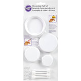 Wilton Decorating Nail Set of 4 - Cupcake Decorating Flower Making Cakes Icing Piping
