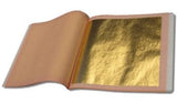 Gold Leaf 24K - Metal Sheets 3.5" x 3.5" Foil Crafts (100 sheets included)