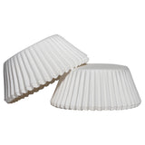 Cupcake Liners 2 1/4" x 1 5/8" Bulk Standard White 500 ct
