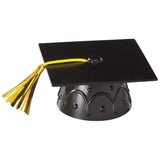 Graduation Cap & Tassel Cake BLACK 3D / Cupcake Topper / Layon
