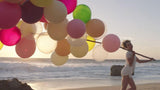 3' Qualatex Pink Balloon (2 pack) - Wedding Reception Engagement