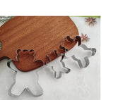 Teddy Bear 3 Pc Cookie Cutter Set